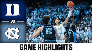 Duke Vs. North Carolina Game Highlights 2025-26 Acc Mens Basketball