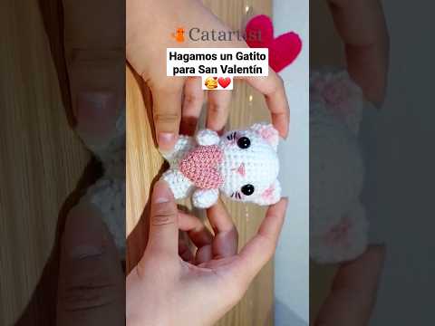 Gatito bebé 😻 Amigurumi a Crochet 💕 #shorts #shortsyoutube