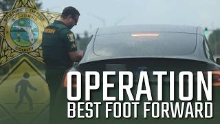 SJSO conducts crosswalk enforcement to improve pedestrian safety during Operation Best Foot Forward