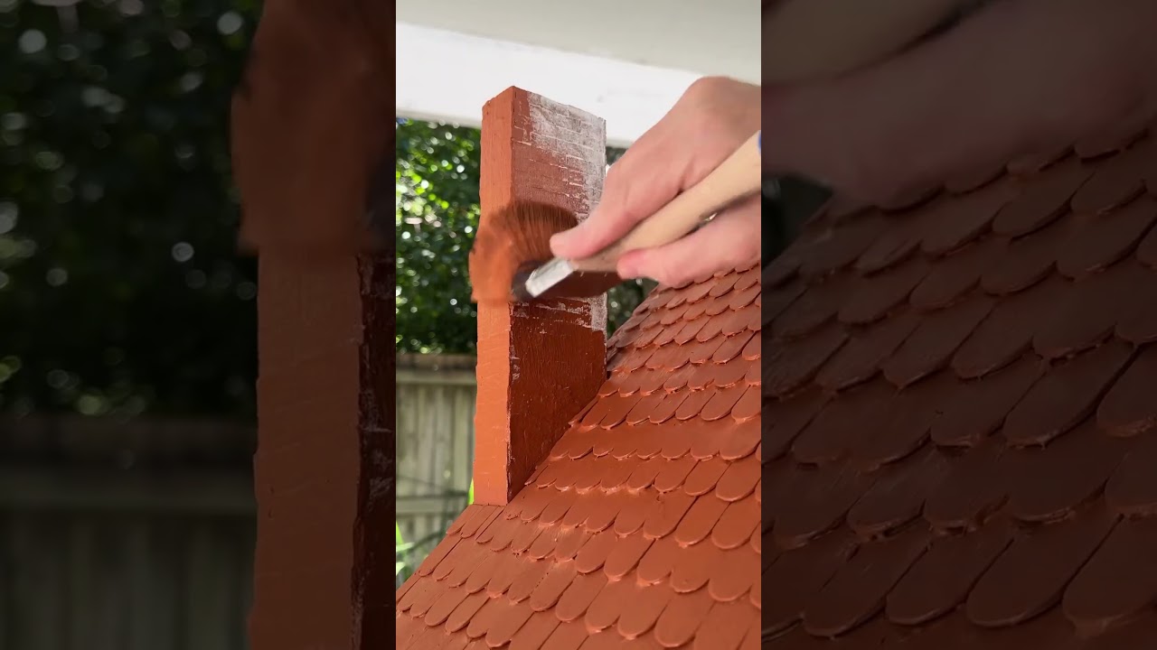 Ремонт пряничного домика своими руками | Часть 2: Преображение фасада 🎄