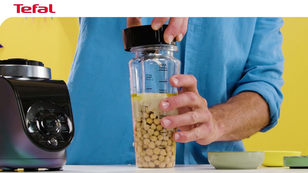 Make Hummus With Tefal BL19H4 Blend Up Personal Blender