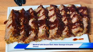 How to make Meatloaf with Ground Beef, Italian Sausage and Swiss Gruyère cheese / Meatloaf Recipe