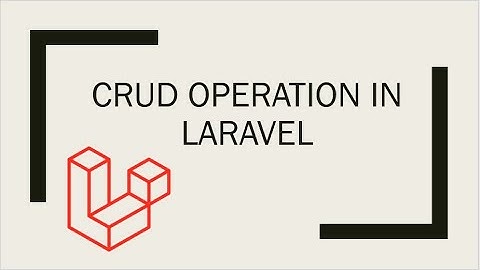 (Part 1)CRUD operation in Laravel (Urdu/Hindi)