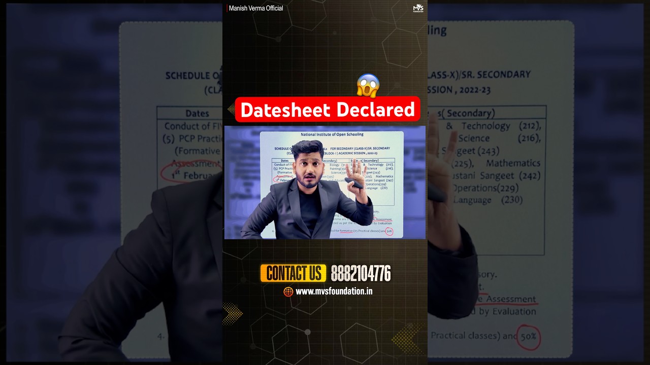 NIOS PCP Datesheet Declared April 2026 