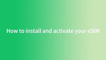 How to install and activate your EIOTCLUB esim