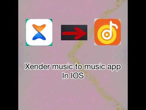 Xender music to music app in Ios