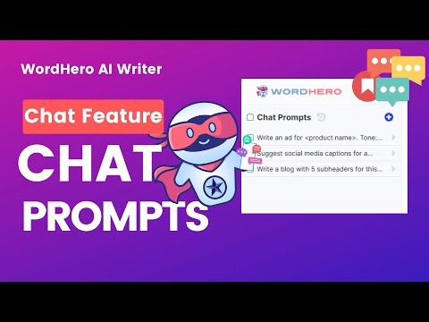 Save Time, Win Big: Save Your Frequently Used Chat Prompts in WordHero