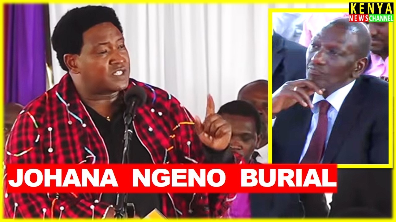 'HAMJALIPA WATU WA MAU' Bold Ledama Olekina tells Ruto at Johana Ngeno Burial in Emurua Dikirr Narok