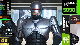 RoboCop Rogue City - RTX 5090, 4K Max Settings | Unreal Engine 5