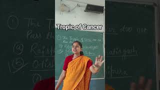 Tropic of Cancer #class9 #social science #geography #important #question #objective