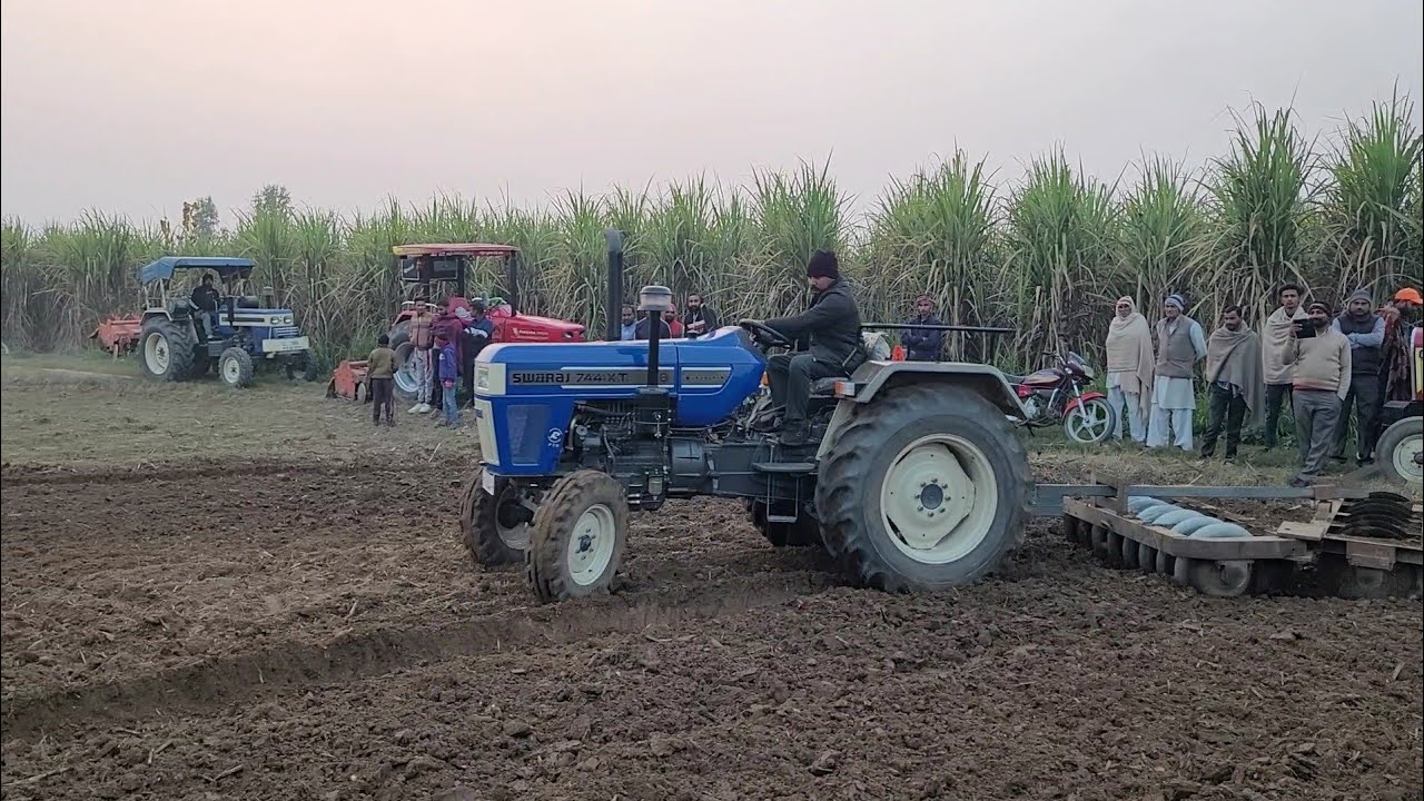 धालीवाल साहब ने नये स्वराज का कर दिया इंजन रमा अब करो मुकाबला खुले मैदान मे New Swaraj 744 XT