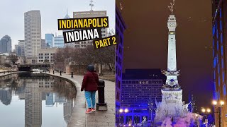 A Weekend in Indianapolis, Indiana | Monument Circle, Canal Walk, and More | Part 2 | Travel Vlog by The World Cruisers 2,632 views 9 months ago 13 minutes, 7 seconds