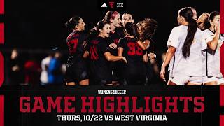 Texas Tech Soccer vs. WVU: Highlights (W 2-1) | 10.22.2026
