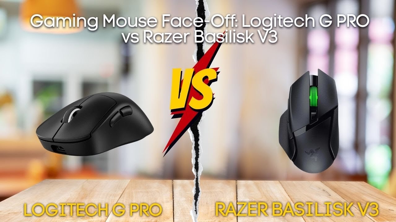 Gaming Mouse Face-Off: Logitech G PRO vs Razer Basilisk V3 - YouTube
