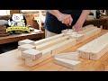 Simple Homemade Bar Clamp | DIY clamps for edge gluing (subtitled)