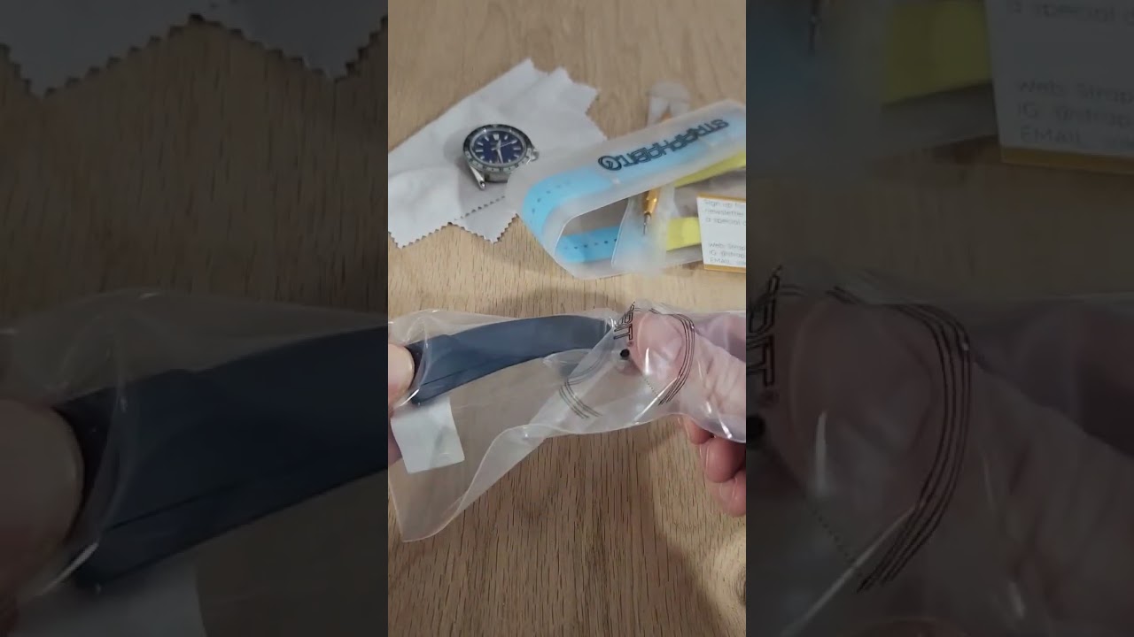 Deployant FKM Rubber Quick Release Watch Strap - 10 different colors & 4 sizes!