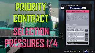 Selection Pressures 1/4 Priority Contract | Marathon