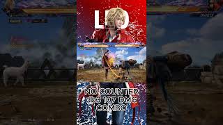 TEKKEN 8 S2: LEO db3 107 DMG COMBO! #tekken8 #tekken8season2 #tekken8combos #leokliesen #tekken8leo