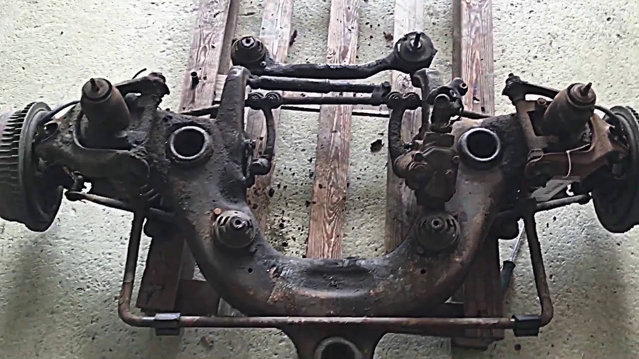 Suspension section Mercedes 190 SL restoration Doctorclassic.eu - YouTube