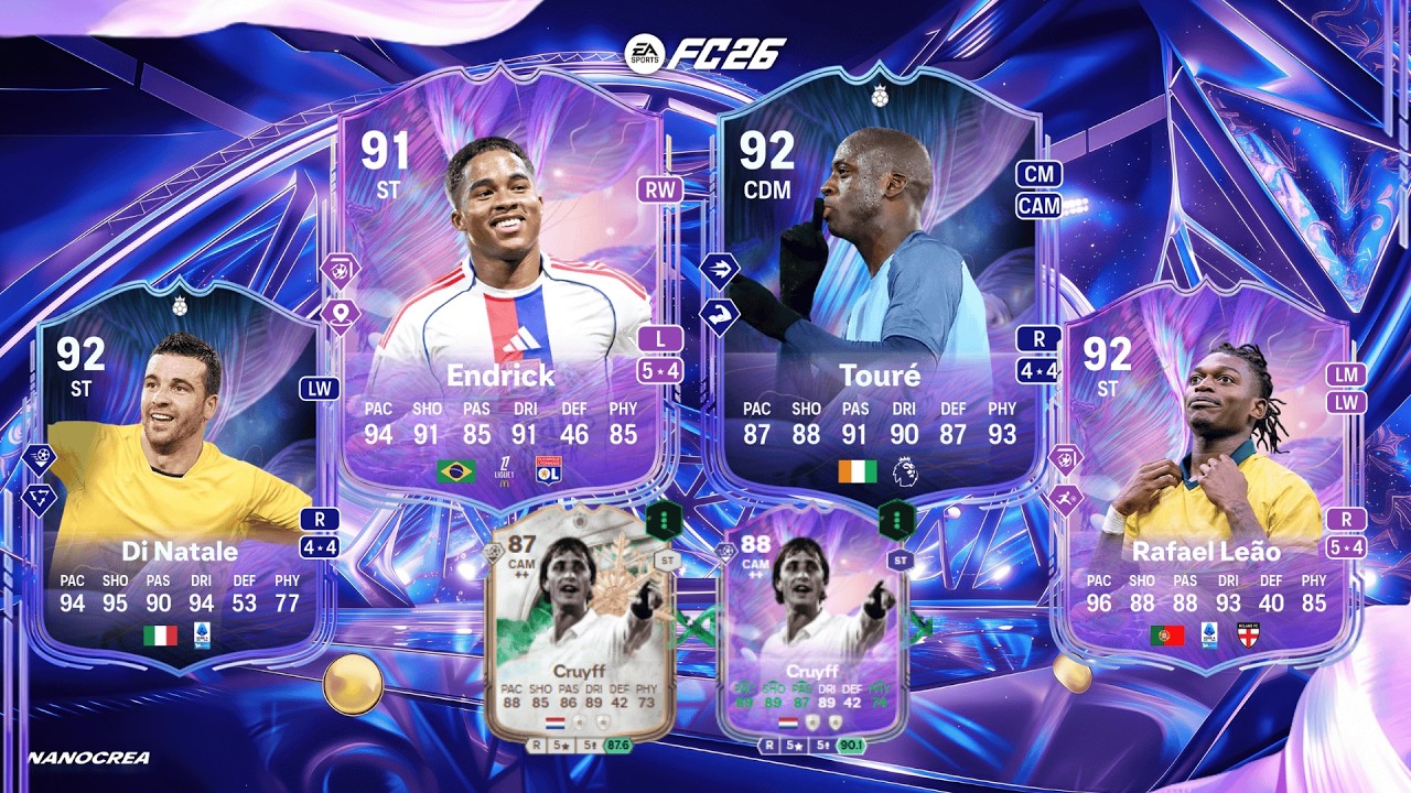 EVOLUÇÃO ABSURDA PARA O CRUYFF + TIME 1 DO EVENTO NOVO!!!🔥 EAFC 26 ULTIMATE TEAM