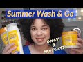 QUICK Summer Wash Day on Type 4 Hair | Cantu Flaxseed line
