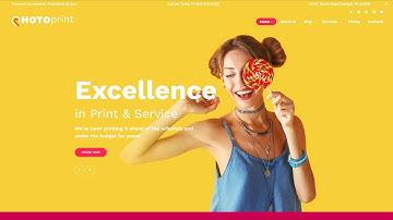 Print Shop Responsive WordPress Theme by RockThemes Website Template - 60122