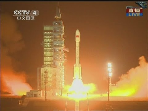 LIFT OFF: China launches space module rocket Tiangong 1