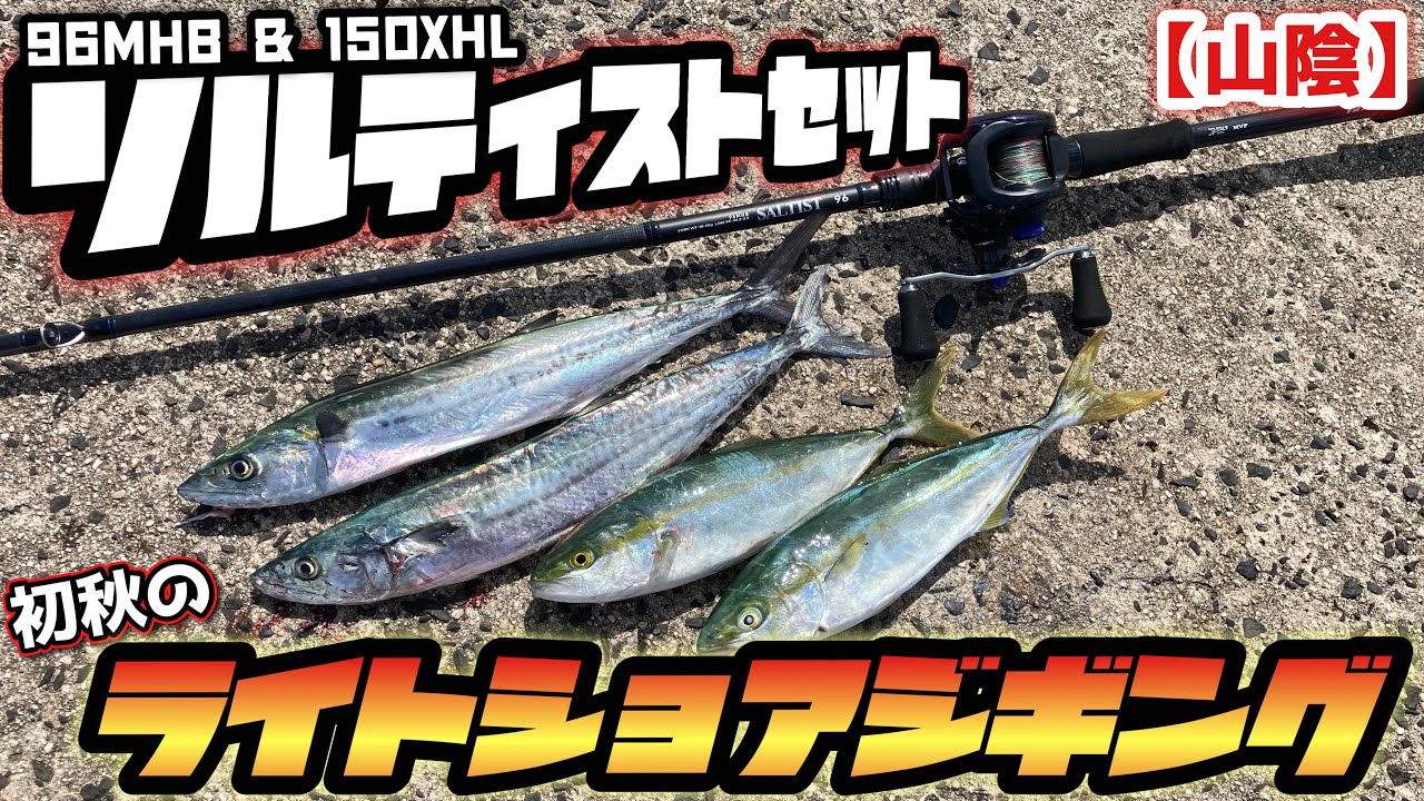 ベイトタックルで狙う！山陰初秋のライトショアジギング！【ソルティスト150&96MHB】
