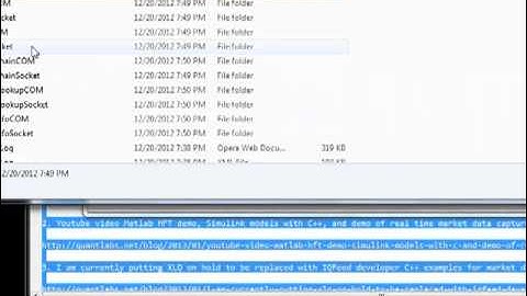 Demo of IQFeed API with Visual C++ and Microsoft .NET C#  VB Java for hft trading platform