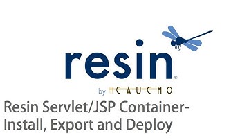 Resin Servlet/JSP Container Install, Export and Deploy