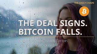 The Deal Signs Today. Bitcoin Doesn't Care. — Jun 19, 2026 | BTC $62,576