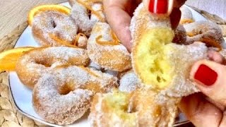 ZEPPOLINE RICOTTA E ARANCIA  Ricetta Veloce Senza Lievitazione - TUTTI A TAVOLA