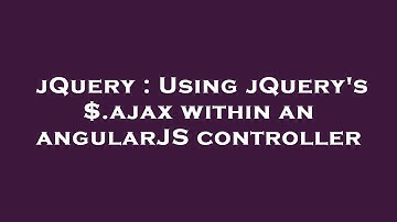 jQuery : Using jQuery
