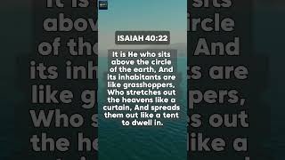 God sits above it all.Nothing escapes His view. So, Trust Him 📖 Isaiah 40:22 ✨