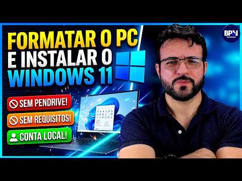 The EASIEST Way to Format Your PC and Install Windows 11 (No USB Drive, Requirements, or MS Account)