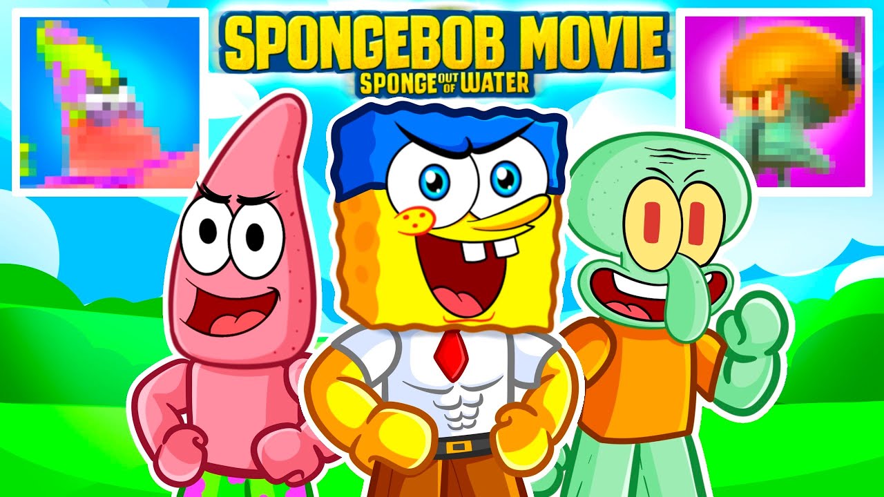 Playing Roblox As Our SPONGEBOB 2 MOVIE AVATARS...