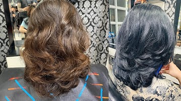 Hướng dẫn uốn phục hồi tóc rất yếu | Quang Saker