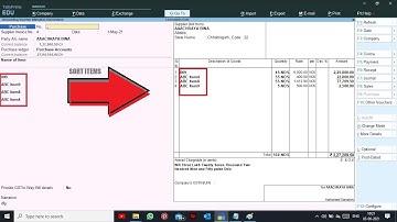 Perfect Invoice | 47th Tally Small but Smart Trick  @Learn Well  | Sort Items with Name wise