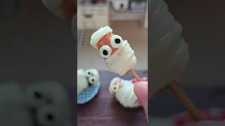 할로윈 특집, 치즈로 만든 미라 핫도그! 🎃 미니어처 리얼 요리로 즐기는 소름 돋는 디테일! #miniature food