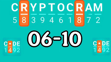 CRYPTOGRAM level 6 7 8 9 10