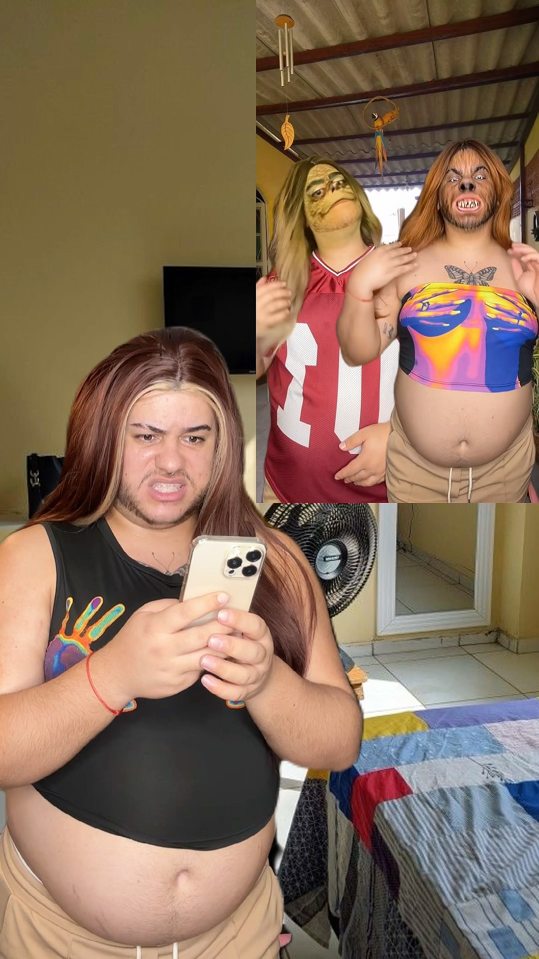 EU VENDO A FEIA POSTAR ESSA MÚSICA COM A AMIGA MAIS FEIA QUE ELA