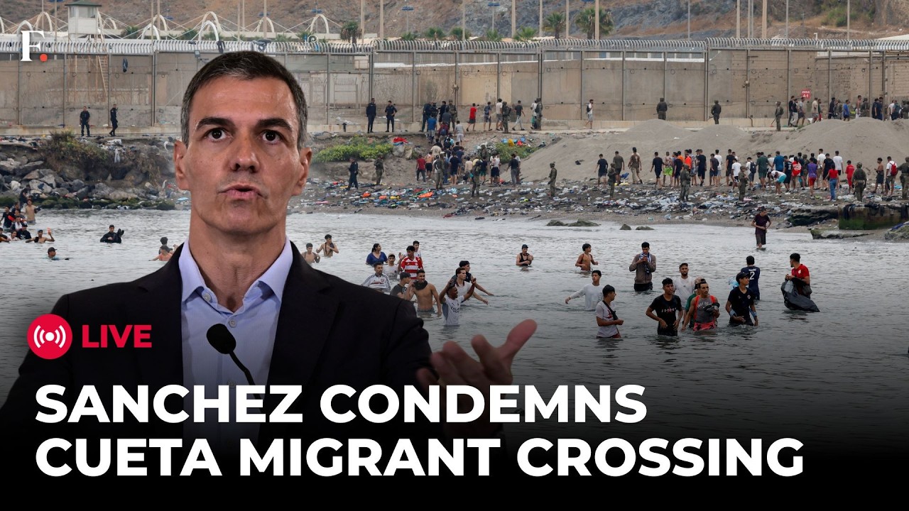 Spain Migrant Crisis LIVE: Sanchez Calls Cueta Migrant Crossing a 'Violation of Spanish Sovereignty' thumbnail