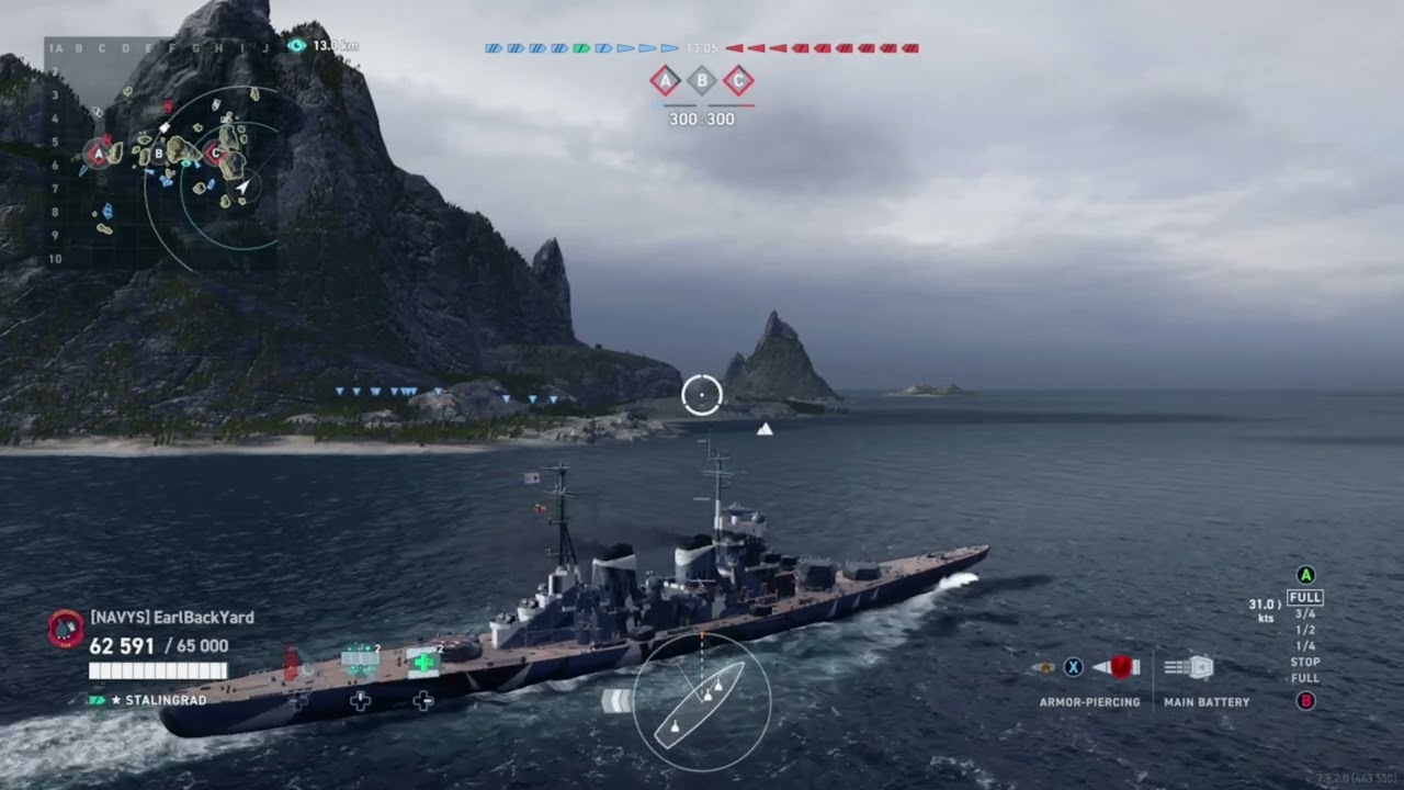 World of Warships Legends STALINGRAD VS INCOMPARABLE 