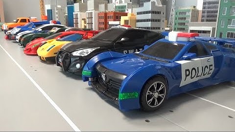 헬로카봇 10대 자동차 로봇 변신 장난감 놀이 Hello Carbot 10 Car Robot Transformation Toys