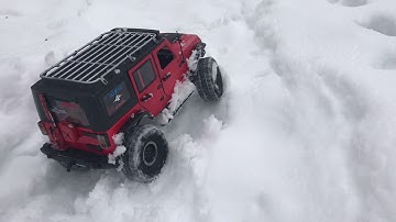 Axial Racing Scx10 ii Snow Trailing