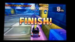 Mario Kart 7 Peach Losing Animation (8th Place)
