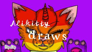 Alikitty draws intro entry! (Read desc)