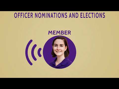 Parliamentary Procedure - Officer Nominations and Elections