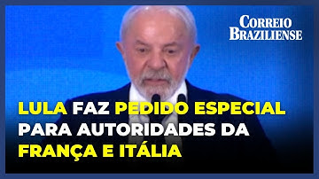 LULA COBRA FRANÇA E ITÁLIA POR ASSINATURA DE ACORDO COM UE