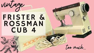 Frister and Rossman Cub 4 | Vintage Sewing Machine Collection | How to Thread + Demo screenshot 4